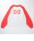 126K3020101　W HIGH GRADE PT RAGLAN LS T　RED　715453-0003