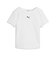 639076　W ESS RIBBED SLIM SHORT TEE　02WH　717911-0002