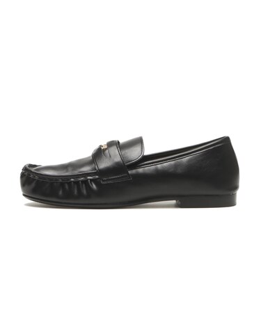 JE-2211　MOCCASIN COIN LOAFERS　BLACK　718950-0001
