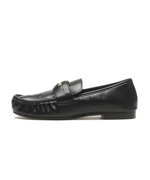 JE-2211　MOCCASIN COIN LOAFERS　BLACK　718950-0001