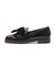 JE-1112　VELVET RIBBON LOAFERS　BLACK　718951-0001