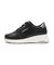 JE-47　PLATFORM BICOLOR SNEAKERS 5.5　BLACK　718942-0001