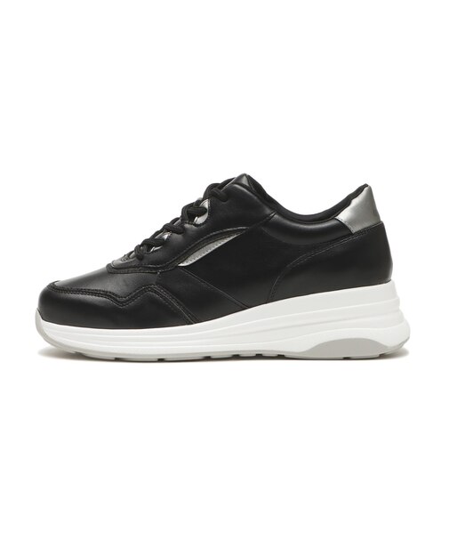 JE-47 PLATFORM BICOLOR SNEAKERS 5.5 BLACK 718942-0001