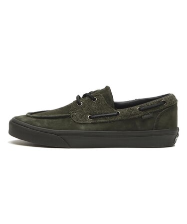 VN000Z96FRN　2-EYELET BOAT SHOE　HAIRY SUEDE OBS　712922-0001