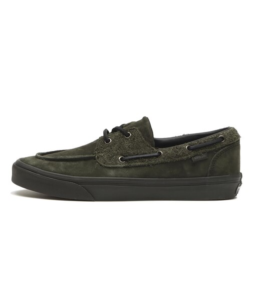 VN000Z96FRN　2-EYELET BOAT SHOE　HAIRY SUEDE OBS　712922-0001