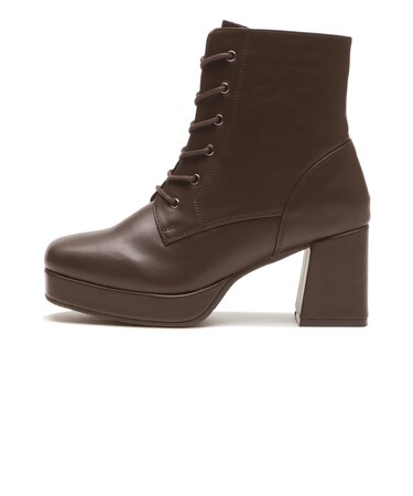 JE-53　LACE UP BOOTS 7.5　DK.BROWN　719998-0002