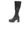 JE-51　STRETCH LONG BOOTS 7.5　BLACK　719997-0001