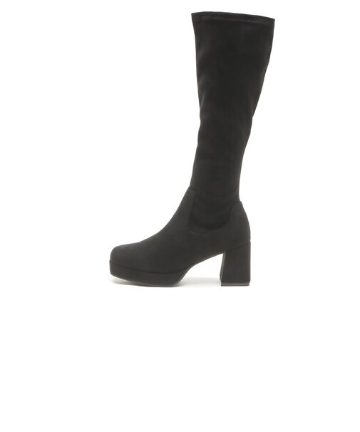 JE-51　STRETCH LONG BOOTS 7.5　S/BLACK　719997-0002