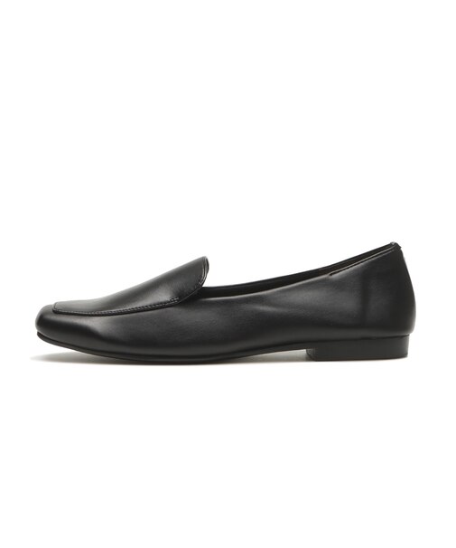 JE-2221　SQUARE FLAT LOAFERS　BLACK　719992-0001