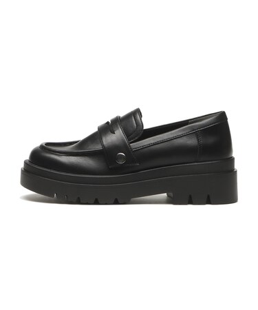 W5084　RUG LOAFER 5.5　BLACK　714569-0001