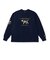 15171737　OD LS WAFFLE TEE OHASHI NVY　NVY　718225-0001