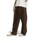 LC5984　U VELOUR PINTUCK PT　*DARKBROWN　716485-0001