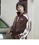 LC5943　W ADIBREAK VELOUR TT　*DARKBROWN　716475-0001