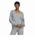 IA4446　W ESS KNIT SWEATSHIRT　MGREYHEATHER　716032-0001