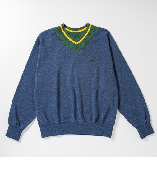 126K7040401　M V-neck Sweat　NAVY　717841-0001