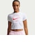 IR7841　W CHLLKNT CROP OC8 TEE　100WHITE　712880-0001