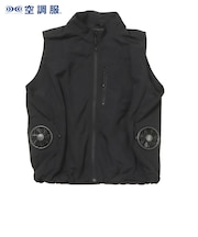 DN-101　air con VEST　BLACK　713084-0001