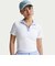 IR7565　W SS POLO CRP TOP　100WHITE　712877-0002