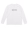 524-005005　BASIC AKTR LOGO L/S SPORTS TEE　WHITE　715181-0001