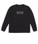 524-005005　BASIC AKTR LOGO L/S SPORTS TEE　BLACK　715181-0002
