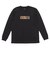 226-026005　THUNDERBOLT BOXLOGO SP L/S TEE　BLACK　715184-0002