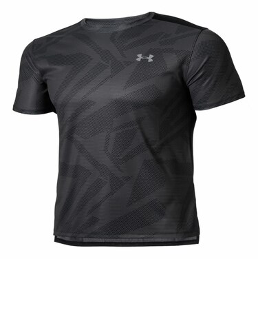 6012737 M UA SPEED STRIDE PRINTED SS T 001BLK 707896-0001