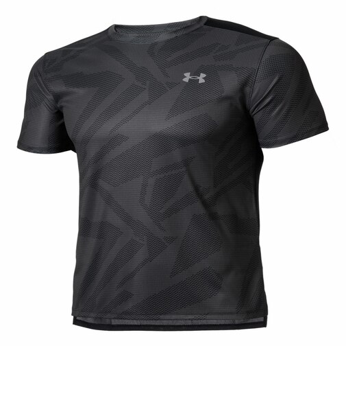 6012737 M UA SPEED STRIDE PRINTED SS T 001BLK 707896-0001