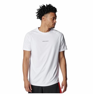 6014861 M UA NEXT GEN S S T-SHIRT 100WHT/BLK 719023-0002