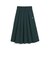 634064　W T7 WOVEN MIDI SKIRT　75GREEN TERRAIN　699634-0002