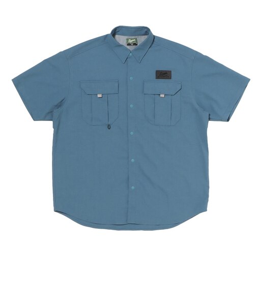 424R1061500　M Field Utility Teclino Shirt　SLATE BLUE　678935-0004