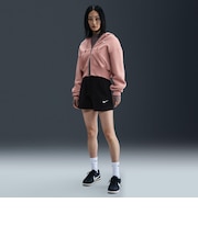 II0741　W PHNX FLC MR SHORT　010BLK/SAIL　700435-0001