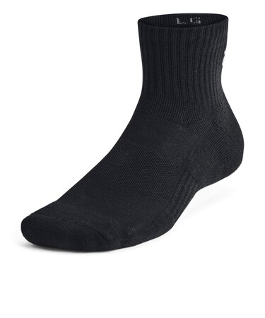 1386372 U UA TC 3pk Qtr 001BLK/BLK/WHT 684407-0003