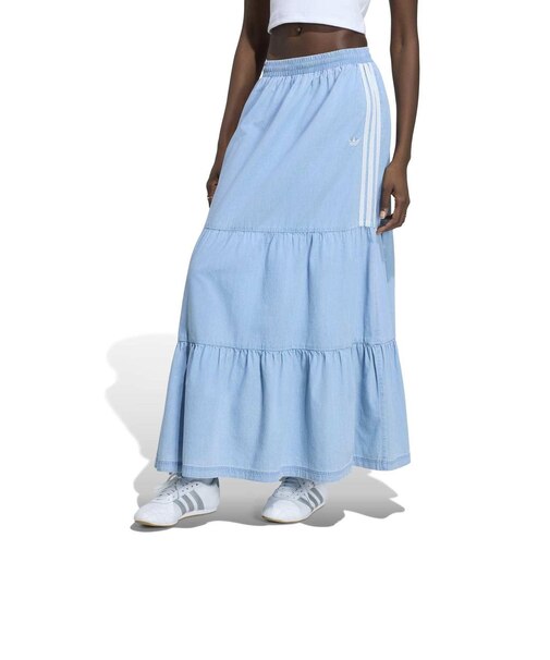 KY8113　W DENIM SKIRT　LIGHTDENIM　714199-0001