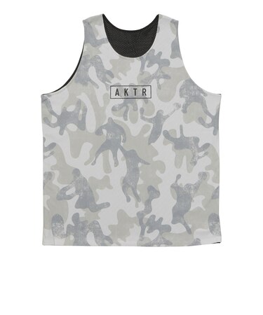 225-011001 PLAY CAMO REVERSIBLE TANK WHITExBLACK 705372-0002