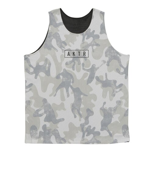 225-011001 PLAY CAMO REVERSIBLE TANK WHITExBLACK 705372-0002