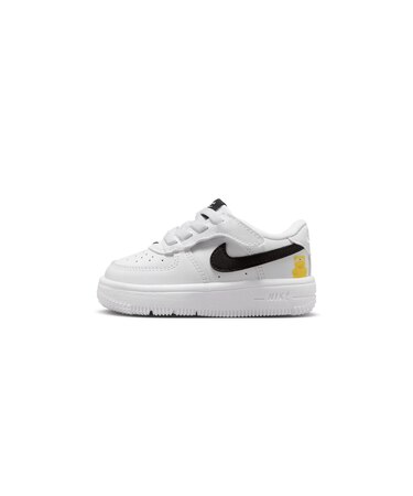 KIR3988 12-16 FORCE 1 LOW EASYON (TD) 121WHITE/BLACK 713009-0001