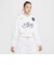 IO0468　W OS FLC CROP PO HDY GC　100WHT　703896-0001