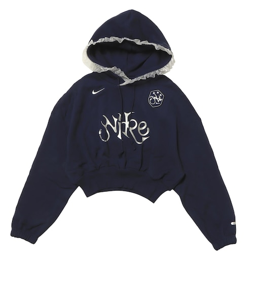 IO0468　W OS FLC CROP PO HDY GC　410MNNAVY　703896-0002