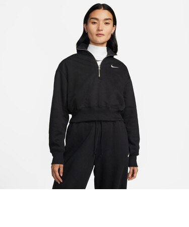 DQ5768　W PHNX FLC QZ CROP　010BLK/SAIL　688248-0001