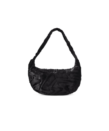 HQ7515　W FX FUR SLOUCHY BAG　010BLK/BLK　703994-0001