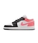 K553560B　225-25AIR JORDAN 1 LOW GS　025BLACK/PNKGAZ　599806-0063