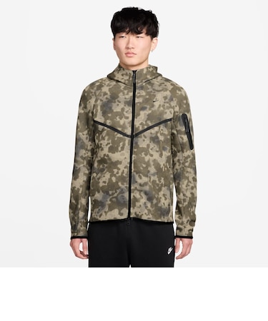 HV0956　M TCH FLC FZ JKT CAMO　276N OLVE/BLK　703840-0001