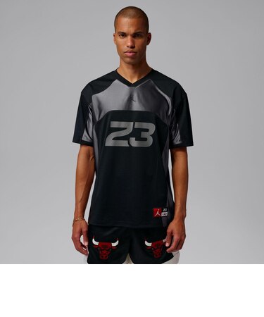 IF1913 M J FLT JERSEY SS TOP 010BLACK/BLACK 712958-0001