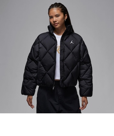 HV0418 W J BRK PUFFER QLT 010BLK/WHT 703978-0001