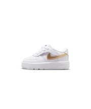 KIR3540　12-16 FORCE 1 LOW EASYON  (TD)　100WHITE/M GOLD　713007-0001