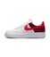 WIR0872　W AIR FORCE 1 '07　101WHITE/TEAM R　712723-0003
