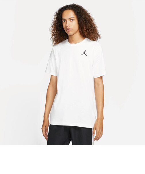 DC7485 M J EMB SS TEE 100WHT/BLK 683727-0002