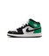 KII1254　225-25AIR JORDAN 1 MID SE GS　100SMTWHT/BLACK　712760-0002
