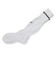 883335　U ACADEMY STRIPE FTBL SOCKS　101WHT/BLK　692696-0002
