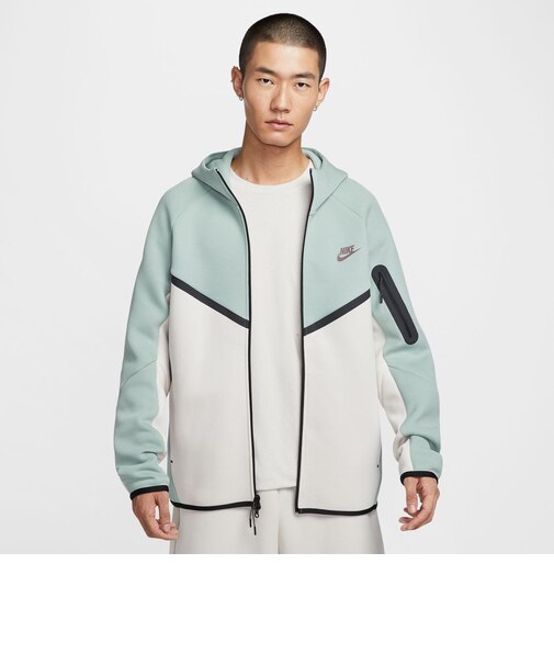 HV0950 M TCH FLC FZ HOODIE 020D SAGE/PLMEC 688382-0004